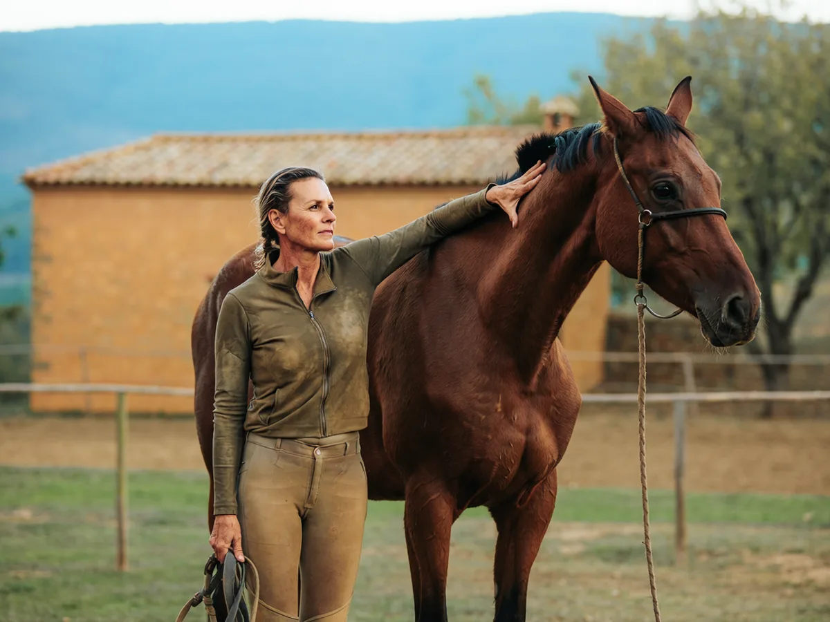 Cours d'équitation à Saint-Just-d'Avray, Rhône
