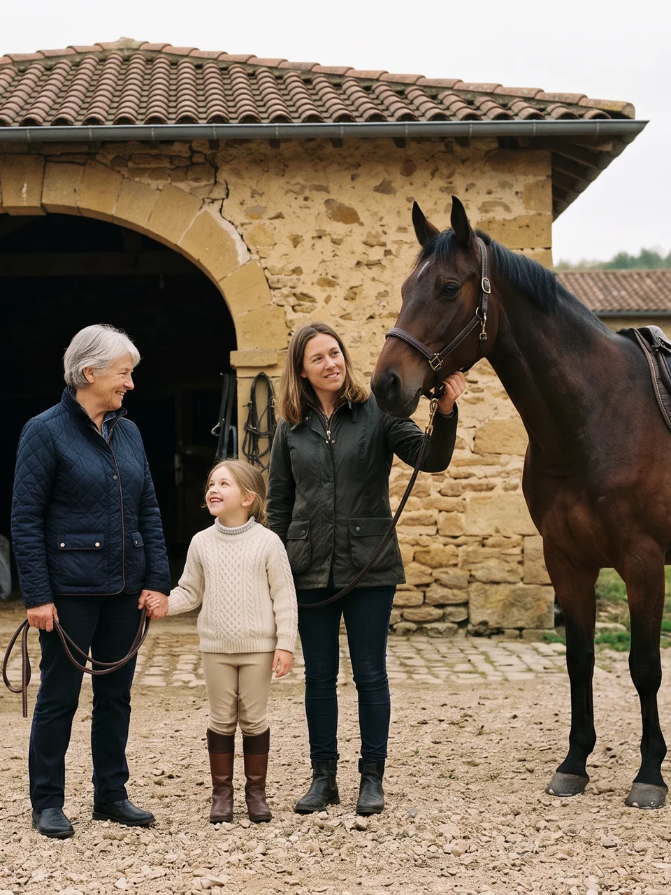 L'équipe, Top Hill Ranch, centre équestre à Saint-Just-d'Avray