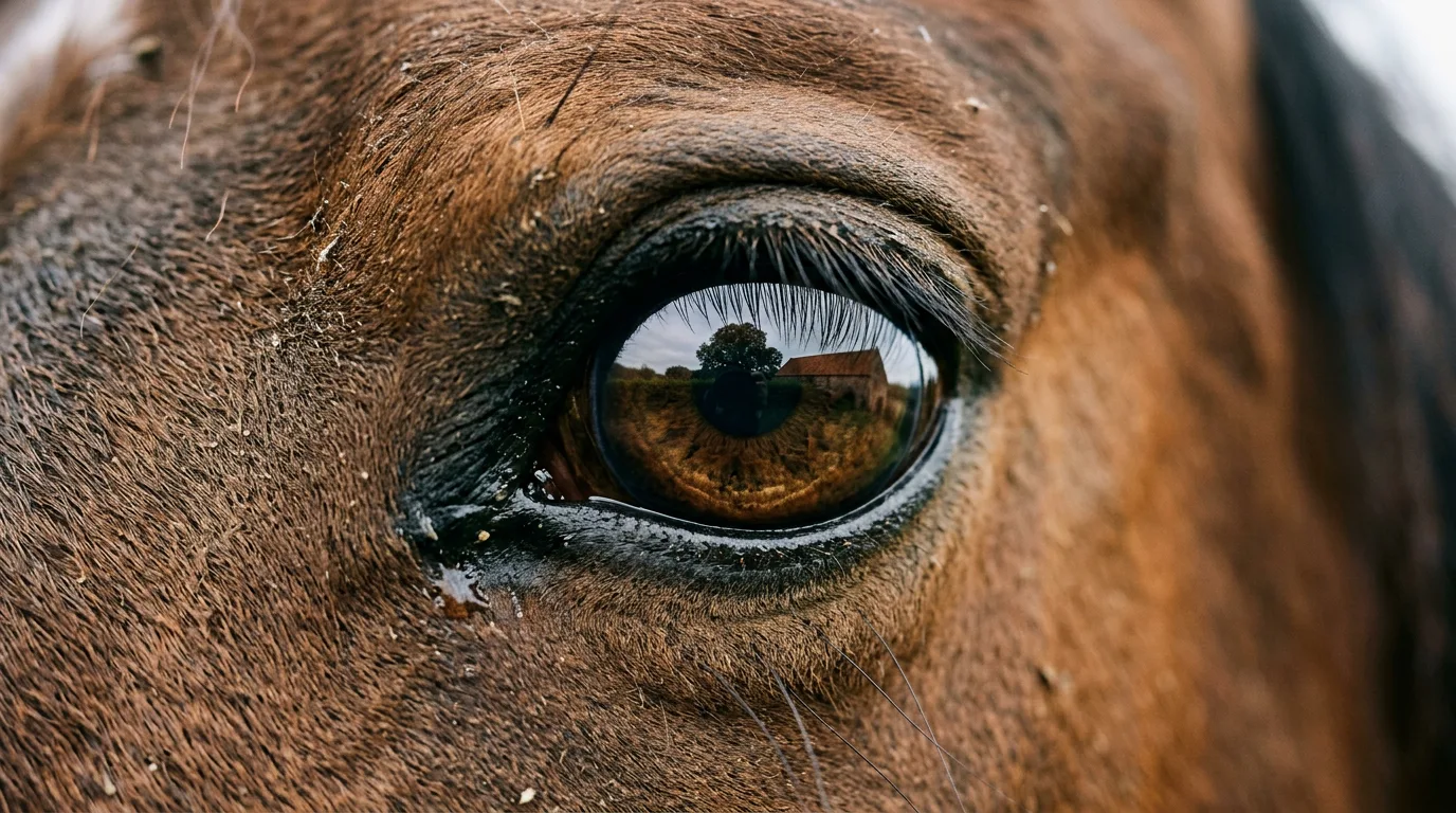 Un regard de cheval, Top Hill Ranch, Saint-Just-d'Avray